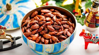 Easy Spiced Candied Almonds [upl. by Enuahs]