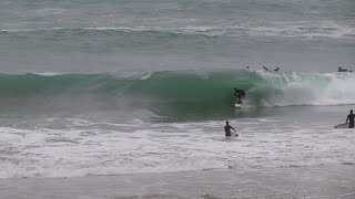 The Shorebreak Barrels airs and wipeouts Surfers of Cornwall [upl. by Einre]