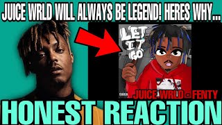 Juice wrld fenty unreleased  juice wrld unreleased reaction  Live music review [upl. by Felicio]