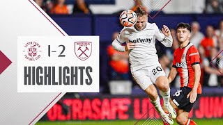 Luton Town 12 West Ham  Bowen Scores Again as Hammers Go Top  Premier League Highlights [upl. by Yahsel424]