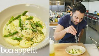 Andy Makes Pillowy Delicious Ricotta Dumplings  From the Test Kitchen  Bon Appétit [upl. by Haugen]