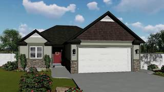 37 Bedroom Ranch House Plan with Finished Basement Option [upl. by Cottrell640]