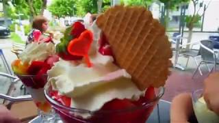 Eis essen in Flörsheim am Main★Spaziergang durch den Park★Vlog★ [upl. by Arit]