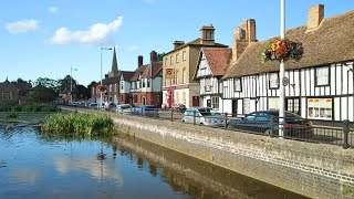 Godmanchester Town Walk English Countryside 4K [upl. by Simah]