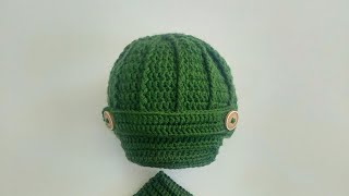 Çok Sorulan Kasketli Bebek Şapkası Crochet Baby hat [upl. by Aenel390]