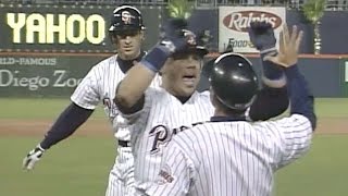 1998NLDS Gm3 Leyritzs homer gives Padres lead [upl. by Norym]