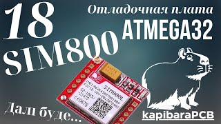 18 Отладочная плата ATMEGA32 GSM SIM800  GPS  ELRS Betafly 24 GHz [upl. by Ydnac]