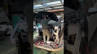 Crashed Car Chassis Restoration [upl. by Assina228]