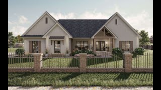 MODERN FARMHOUSE PLAN 96300820 WITH INTERIOR [upl. by Derward]