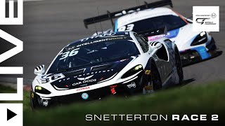 LIVE  Race 2  Snetterton  Intelligent Money British GT Championship [upl. by Wistrup]