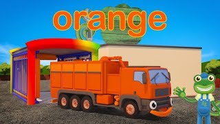 Learn Colors with Trucks  Gecko’s Big Truck Hide and Seek  Geckos Garage [upl. by Swain]