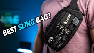 BEST NEW EDC SLING BAG  Data Crew Snacktime Sling [upl. by Nywrad458]