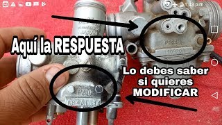 Qué significa los N DEL CARBURADORquieres MODIFICAR tu MOTO [upl. by Aerdnaid]