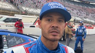 Kyle Larson on Crazy Bristol Race quotI Would Never Want To Do That Againquot [upl. by Pelmas563]