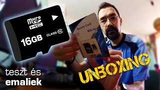 Memóriakártya UNBOXING teszt és emailek [upl. by Ulrikaumeko26]