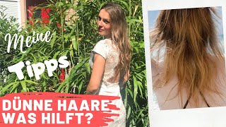 Meine Haare sind dicker geworden  TOP 5 Tipps  feine Haare dicker machen Pflege Hausmittel Frisur [upl. by Atteuqaj974]