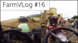 FarmVLOG16 STROHBALLEN LADEN MIT WOLKENBRUCH Teil 1 [upl. by Halette717]