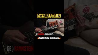 Top 100 Metal Breakdowns 🔥 Rammstein  Waidmanns heil shorts metal breakdown [upl. by Aley410]