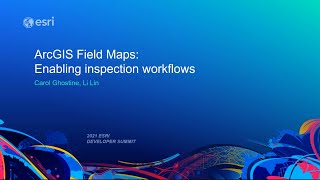 ArcGIS Field Maps Enabling Inspection Workflows [upl. by Kola]