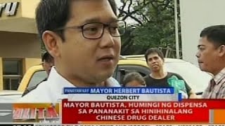 BT Mayor Bautista humingi ng dispensa sa pananakit sa hinihinalang Chinese drug dealer [upl. by Ahsad]