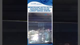 Detikdetik Mencekam Gedung Pencakar Langit di Haifa Meledak Satu per Satu Dihujani Roket Hizbullah [upl. by Artenal]