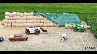 TenCate Toptex  Folding and Installing Toptex Straw Protection Covers [upl. by Akienat234]