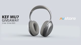 AVstore Giveaway KEF MU7  casti over ear wireless cu NoiseCancelling [upl. by Nylsirhc600]