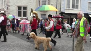 Kirkcudbright Jazz Festival 2016 Brolly Parade [upl. by Uhej]