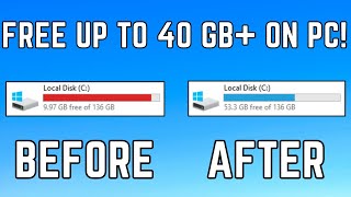 How to FREE Up Disk Space on Windows 11 10 8 or 7 More than 40GB [upl. by Oiraved]