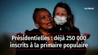 Présidentielles  déjà 250 000 inscrits à la primaire populaire [upl. by Fowle538]