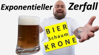 Die Bierschaumkrone Exponentieller Zerfall  Was hat Bier trinken mit Mathe zu tun  Mathematik [upl. by Aserehtairam]