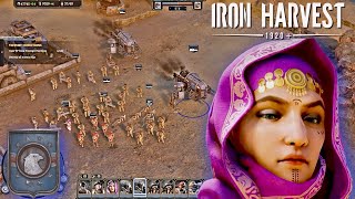 Iron Harvest Gameplay  Intense 1v1 Multiplayer Battle  Usonia Vs Saxony [upl. by Zena]