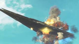 STAR WARS Battlefront II Resurgent class Stardestroyer gameplay [upl. by Kinnard]