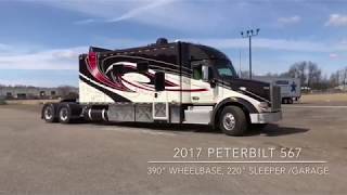 Jerome and Barb Silvers 2017 PETERBILT 220” sleeper [upl. by Wilterdink]