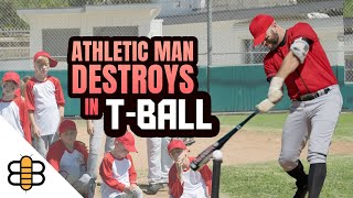 Man Identifying As 6YearOld Breaks All Records In TBall League [upl. by Esilanna34]