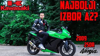 Kawasaki Ninja 250R 2009  First Ride  Review [upl. by Hsirrap]