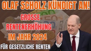 Olaf Scholz’ neue Pläne enthüllt Wesentliche Änderungen bei den Rentenprogrammen [upl. by Plath672]