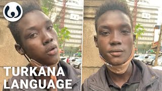 The Turkana language of Kenya and Ethiopia  John speaking Turkana  Wikitongues [upl. by Mareld]