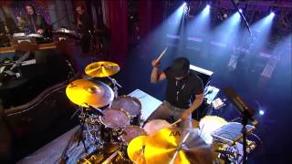 Tony Royster Jr Drum Caravan drum solo Live on Letterman show HD [upl. by Yehs957]