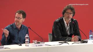 The Ballad of Buster Scruggs Press Conference  Joel amp Ethan Coen Venice Film Festival 2018 [upl. by Yrot]