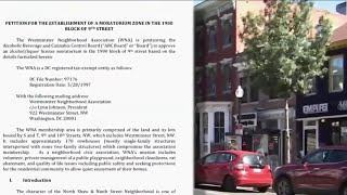 Neighborhood asks for moratorium on liquor licenses on 9th Street NW  NBC4 Washington [upl. by Gustav]