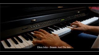 Elton John  Bennie And The Jets  Piano Cover [upl. by Drwde]