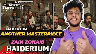 HAIDERIUM Reaction  Zain Ali amp Zohaib Ali  NESCAFÉ Basement Season 5  New Qawwali 2019 [upl. by Lesde]