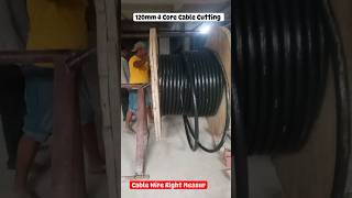 How to Make Right Measure Cutting Cable 😭▶️  120mm Four Core Cable [upl. by Raines554]