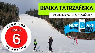 Kotelnica Białczańska Małopolska  trasa 6 cały zjazd [upl. by Tammy]