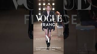 VOGUE France Maison Yoshiki SS25 voguefrance MaisonYoshikiParis ParisJackson Yoshiki [upl. by Neenaj]