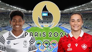 FIJI 7s vs CANADA 7s Women’s PARIS OLYMPICS SEVENS 2024 Live Commentary [upl. by Forrest]