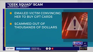 Scammer posing as Geek Squad took thousands from Somerset County woman [upl. by Acinonrev592]