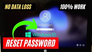 How To Reset Forgotten Password In Windows 10 Without Losing Data  Without Disk amp USB [upl. by Burnsed58]