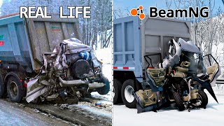 Accidents Based on Real Life Incidents  Beamngdrive  26 [upl. by Annadiane]